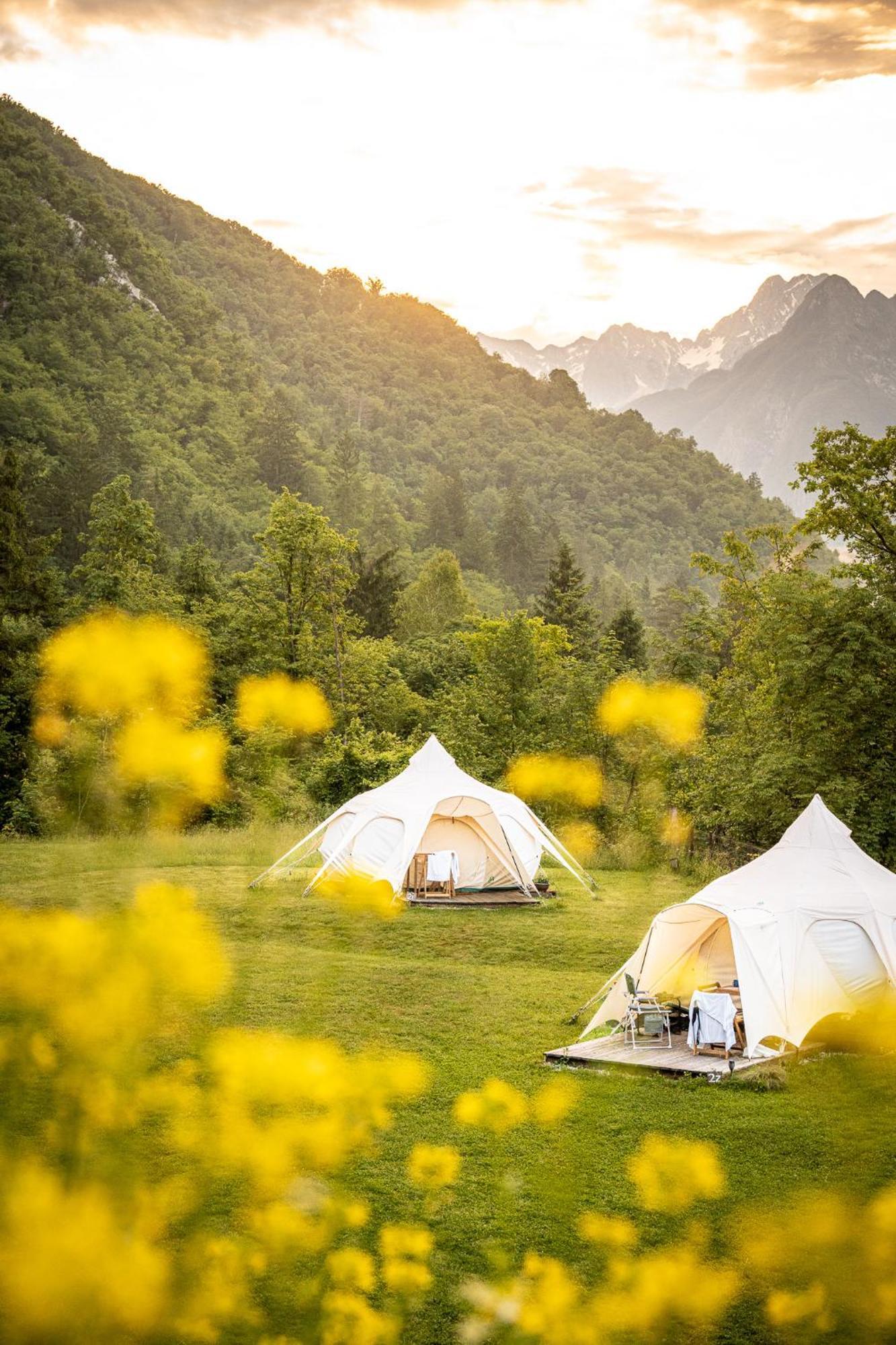 Glamping Gozdna Jasa Hotel Bovec Bagian luar foto